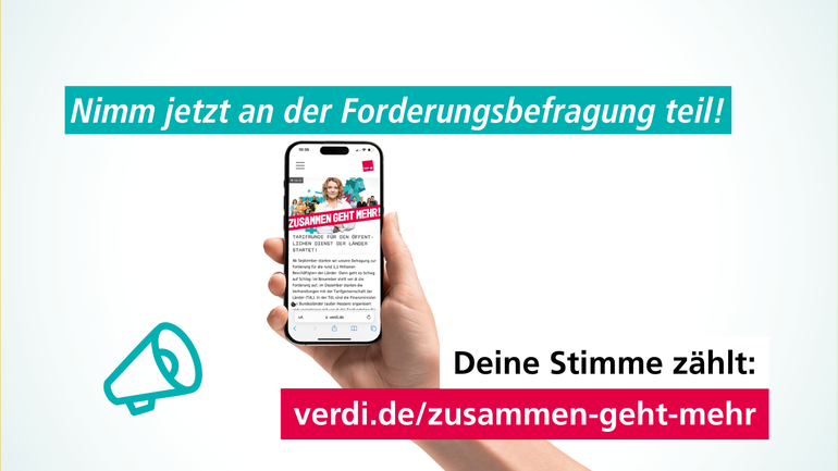Beschäftigtenbefragung für die Tarifrunde öffentlicher Dienst der Länder 2025/26