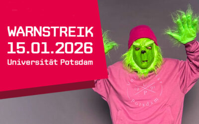 Warnstreikaufruf für Donnerstag, 15.01.2026, ganztägig