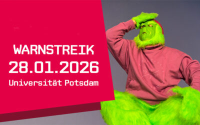 Warnstreikaufruf für Mittwoch, 28.01.2026, ganztägig